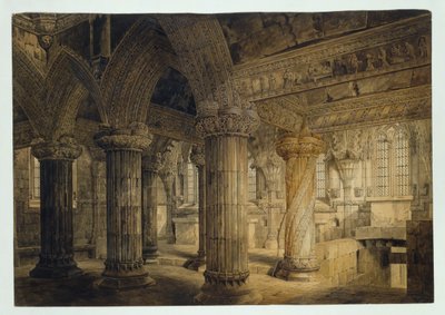 Roslyn Chapel, 1810 by Joseph Michael Gandy
